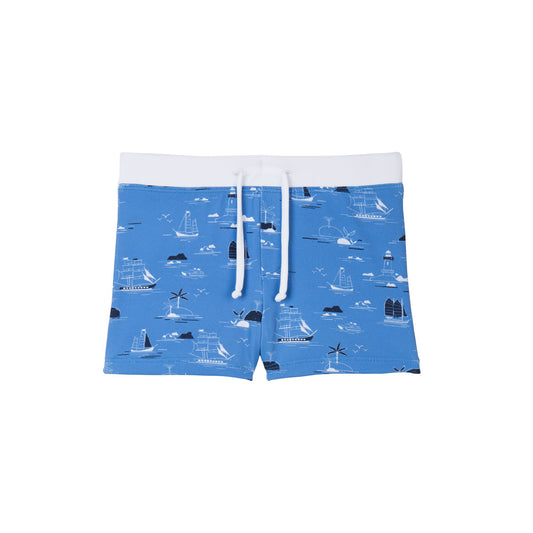 Boxer de bain Anti UV imprimé Marin Nico