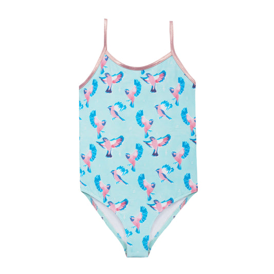 Maillot de bain 1 pièce Anti UV Eponine oiseaux